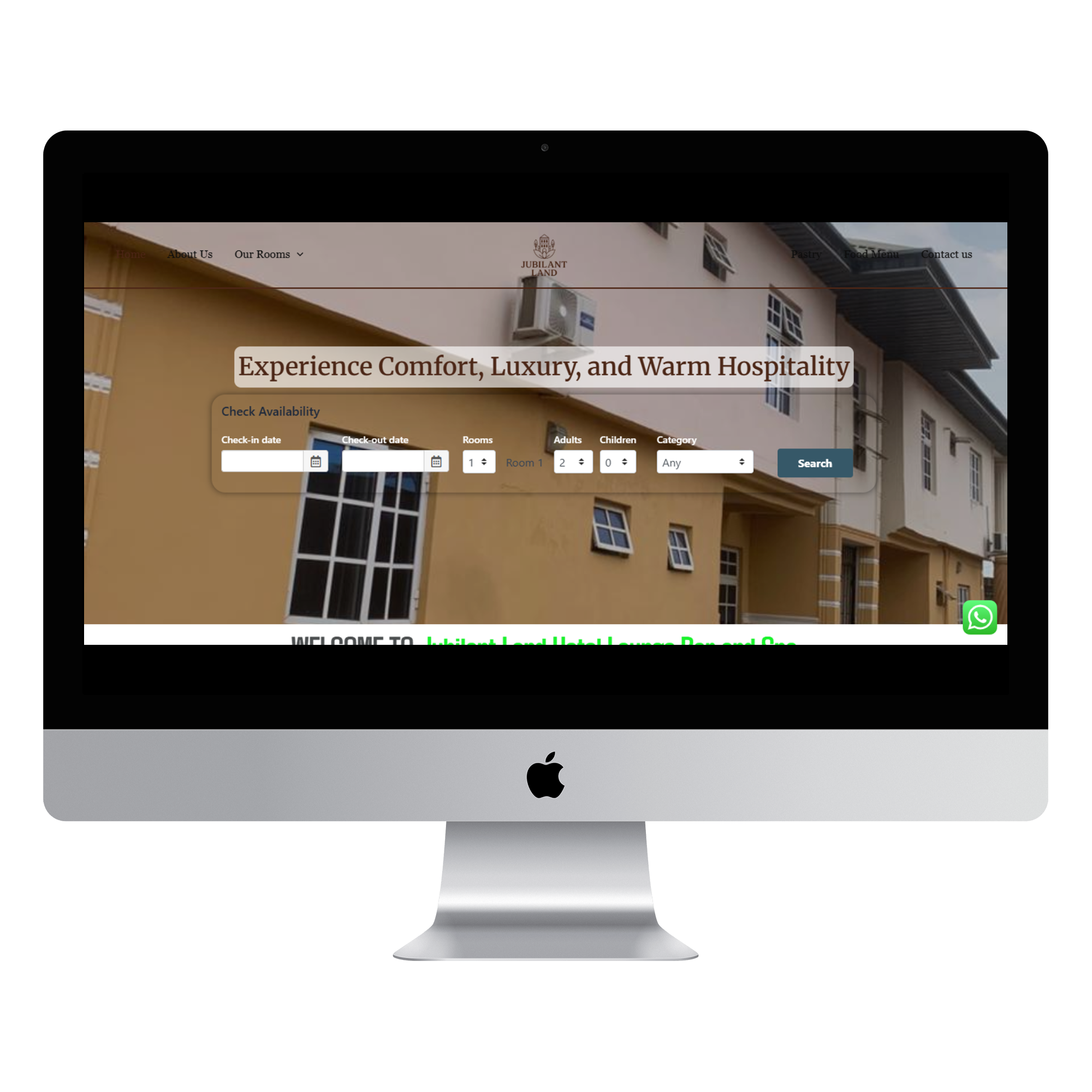 Jubilant Land Hotel Lounge Bar and Spa